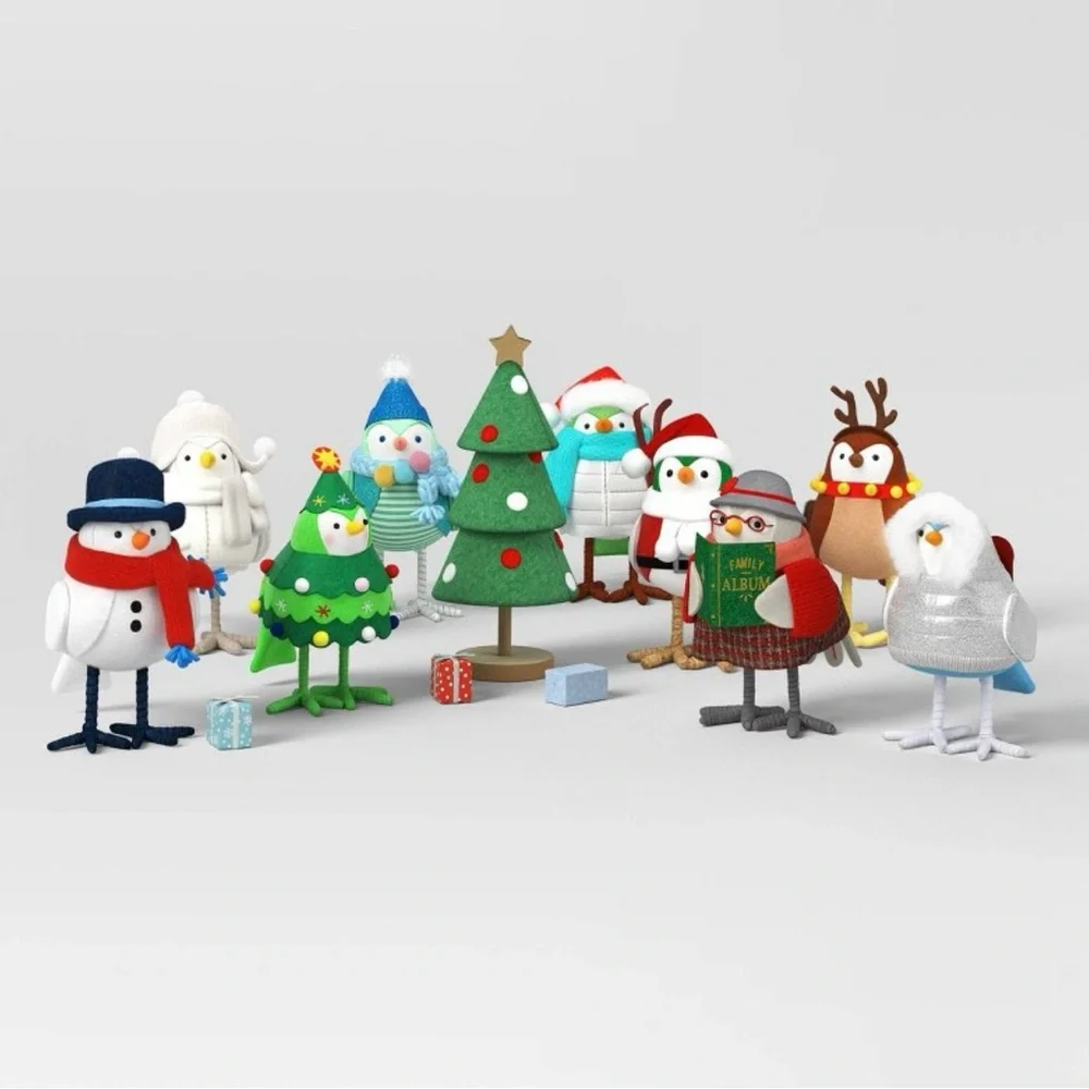 Target Featherly Friends 10 Piece Reunion Collection Christmas Bird Figures 2024 - Picture 7 of 11